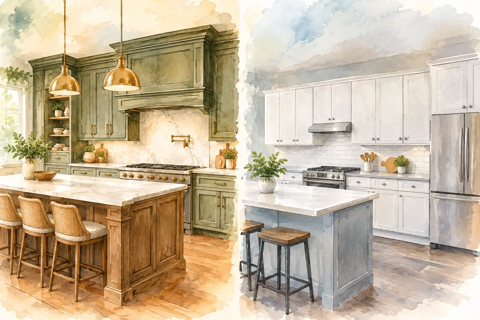 Custom Cabinets Versus Stock Cabinets Compared