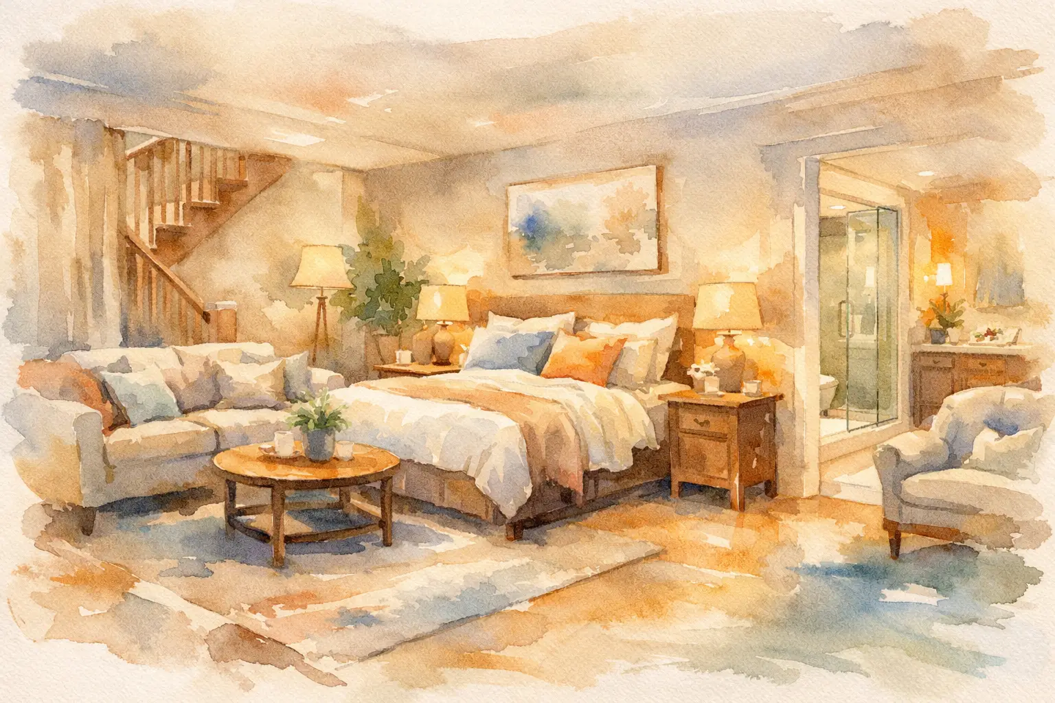 How to Plan a Basement Guest Suite That Works