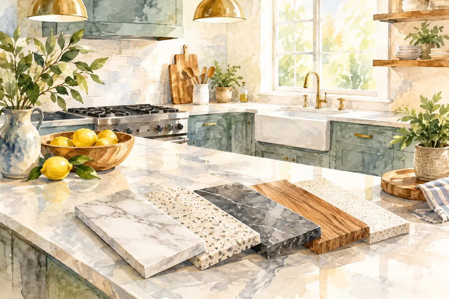 Kitchen Countertop Selection for Everyday Living