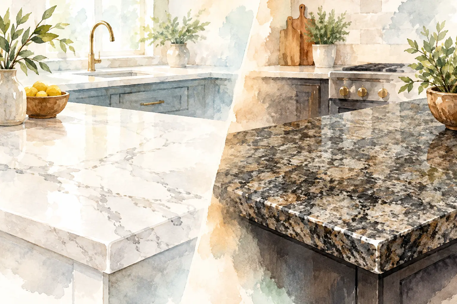 Quartz Versus Granite Countertops Compared